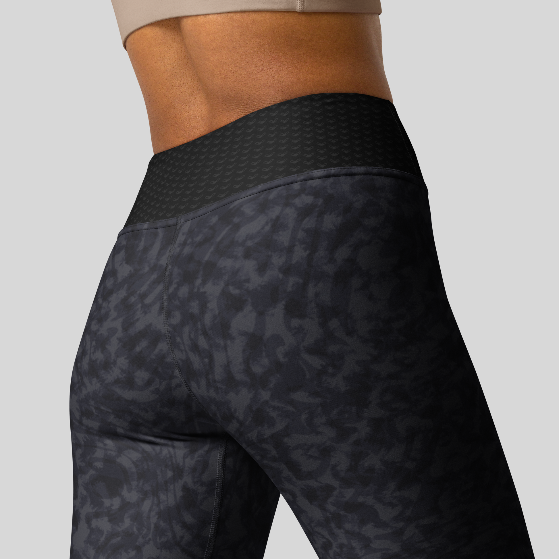 Animal Print Yoga Leggings - Blue Shadow. Activewear by Keplove