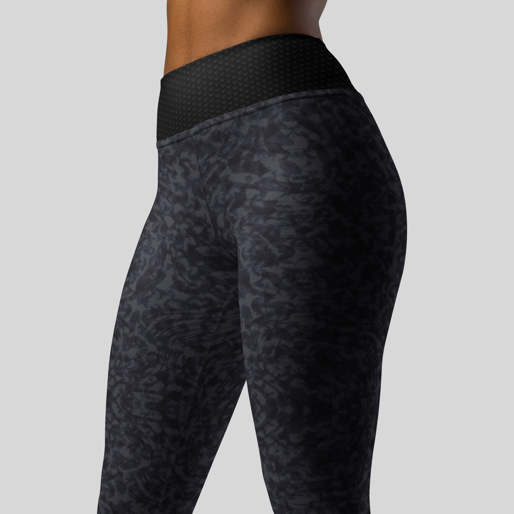 Animal Print Yoga Leggings - Blue Shadow. Activewear by Keplove