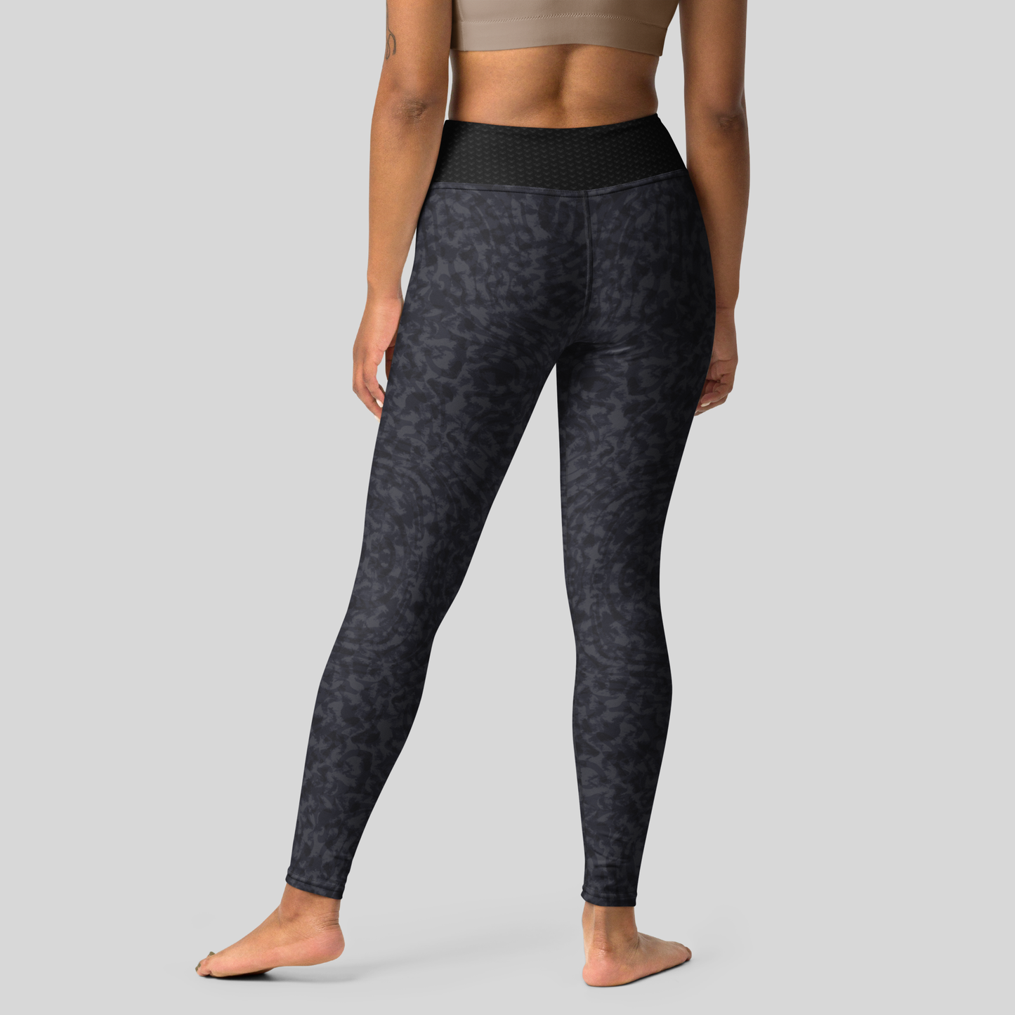 Animal Print Yoga Leggings - Blue Shadow. Activewear by Keplove