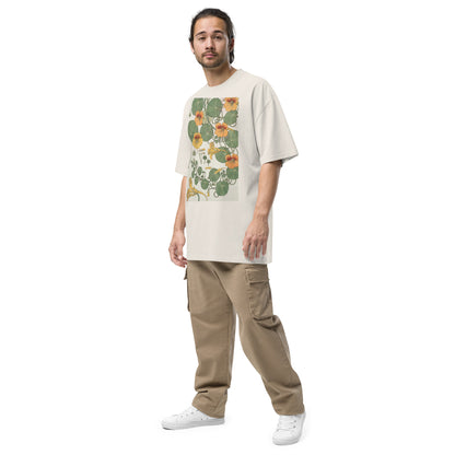 Oversized t-shirt with botanical design. Activewear by Keplove