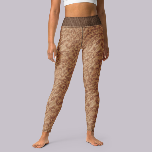 Desert Pattern Yoga Leggings. Activewear by Keplove