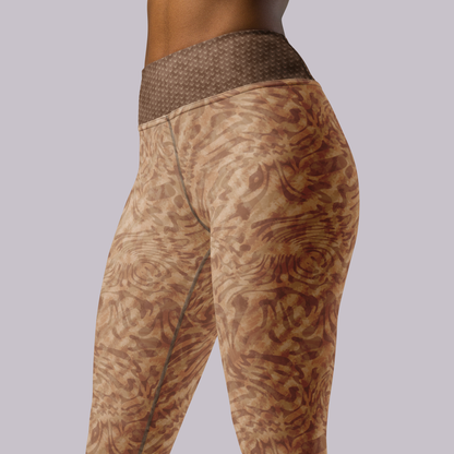 Desert Pattern Yoga Leggings. Activewear by Keplove