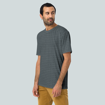 Dot Pattern Men's t-shirt - Faded blue. Activewear by Keplove