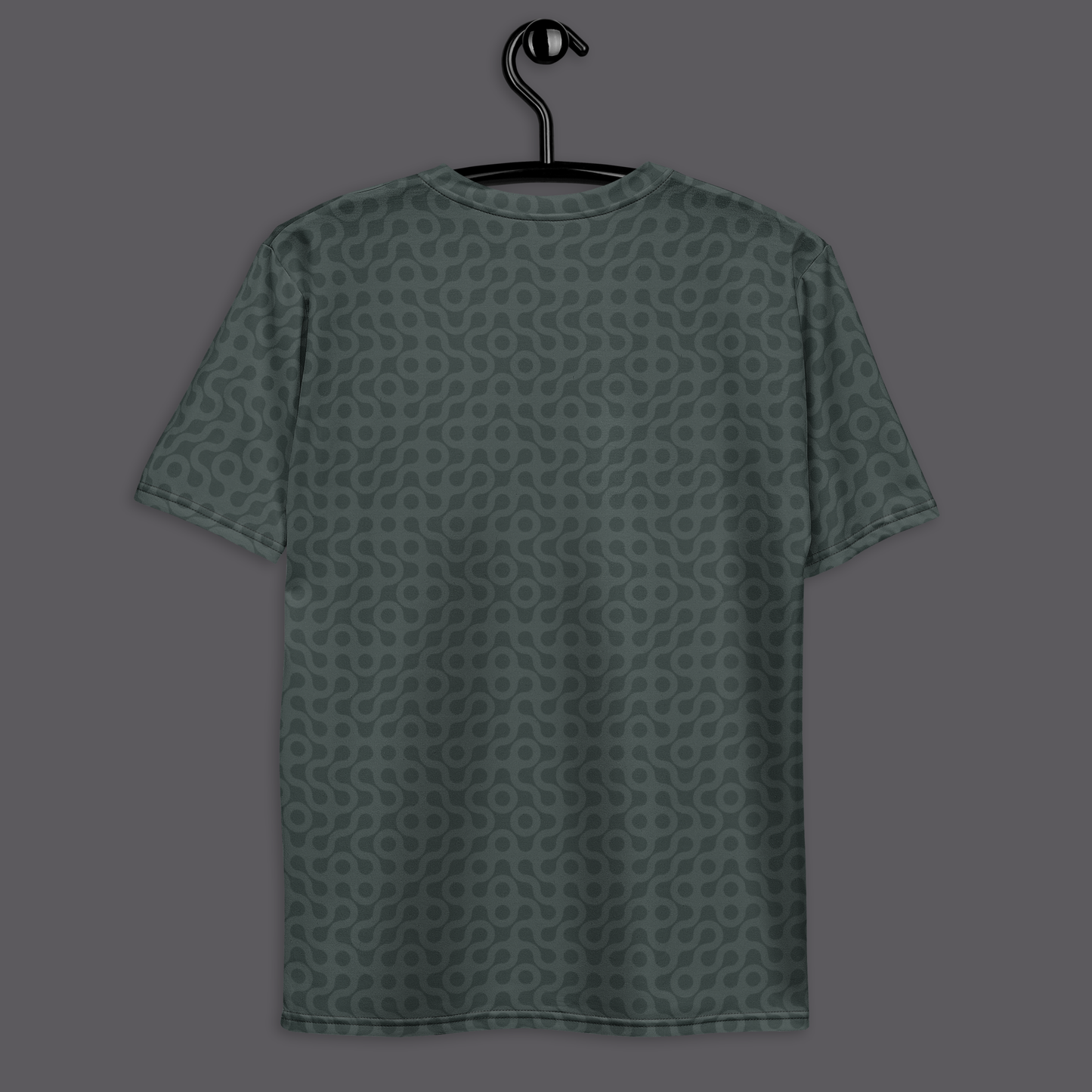 Dot Pattern Men's t-shirt - Faded dark green. Activewear by Keplove