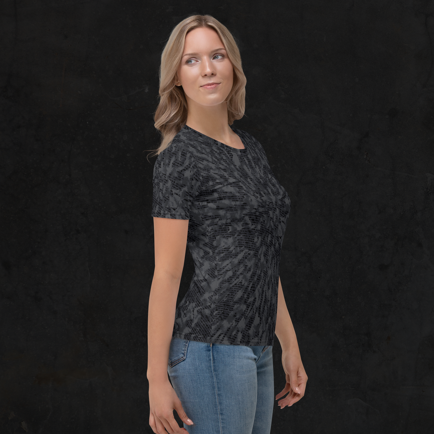 Geometric Tie Dye - Women's T-shirt. Activewear by Keplove