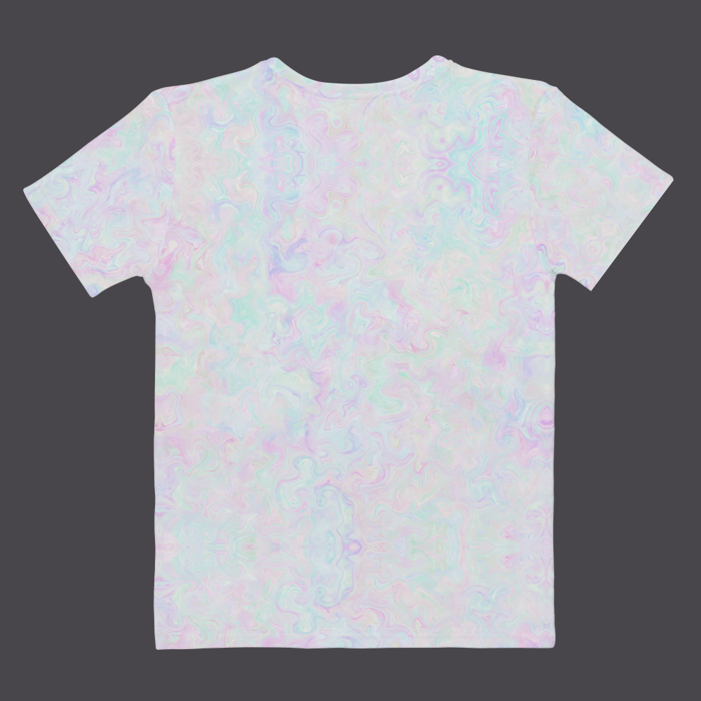 Iridescent Pastel Logo Shirt. Activewear by Keplove