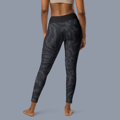 Steel Camo Yoga Leggings. Activewear by Keplove