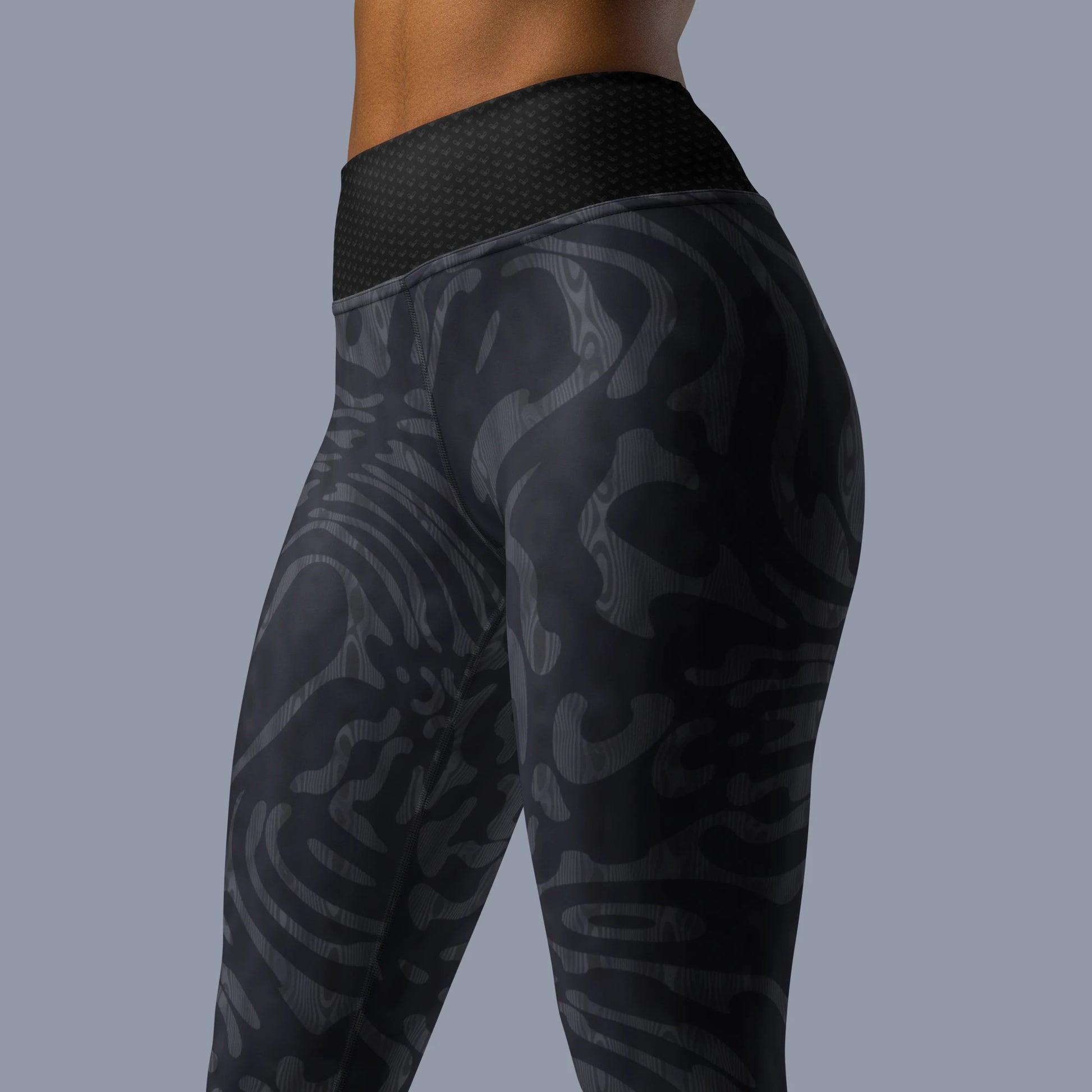 Steel Camo Yoga Leggings. Activewear by Keplove