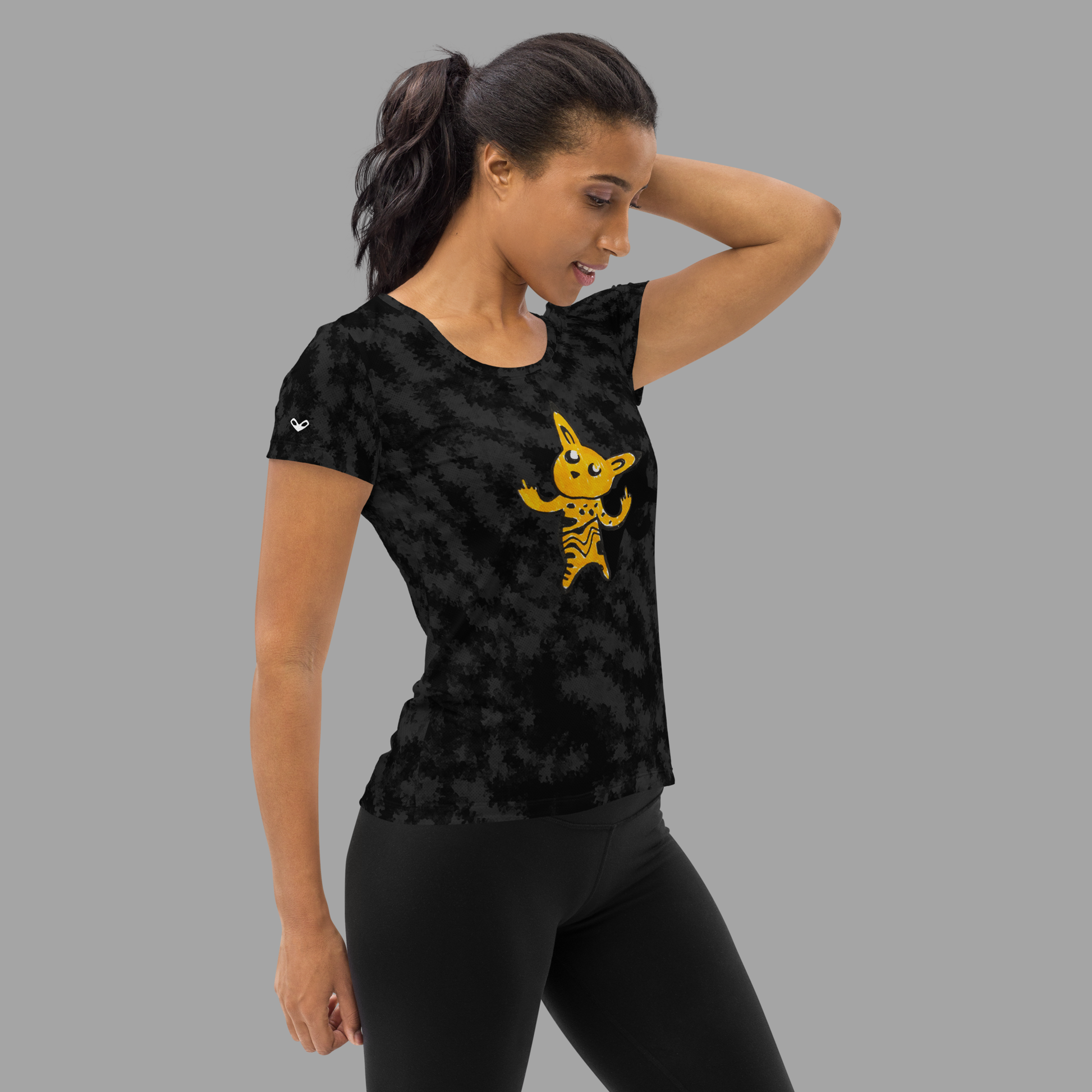 Unrelated yellow mouse - Athletic T-shirt. Activewear by Keplove