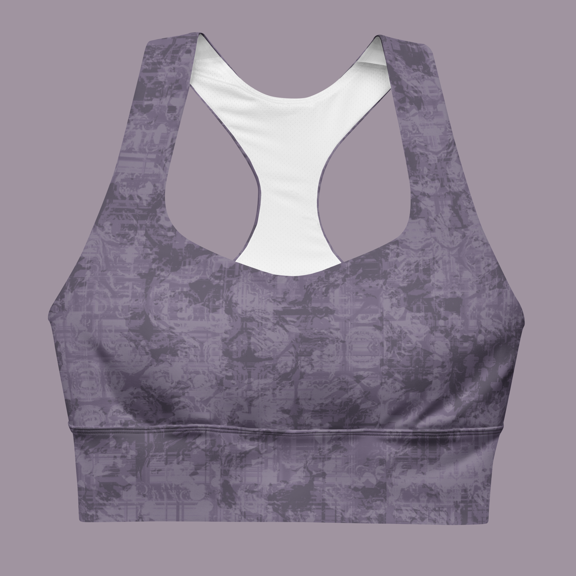 Violet Longline sports bra. Activewear by Keplove